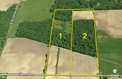 80A offered in 2 Tracts, Beard Rd, Shiawassee County featured photo 1