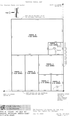 Tentative Parcel Map