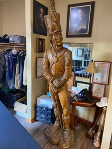 War of 1812 Soldier Wood Carving- 8 Feet Tall! featured photo 3